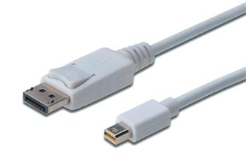 Digitus DisplayPort pipojovac kabel, mini DP/M - DP/M 1.0m