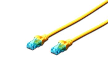 Digitus Ecoline Patch kabel, UTP, CAT 5e, AWG 26/7, lut 3m, 1ks