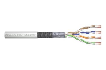 Digitus Kabel CAT 5e SF-UTP, dlka 100 m, paprov krabika, AWG 26/7, PVC, simplex, barva ed