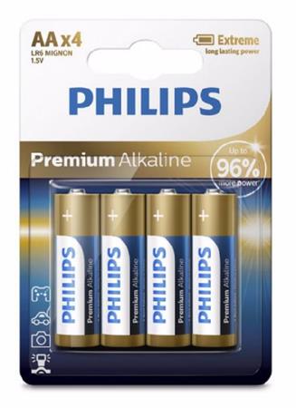 Philips baterie 4x AA (1,5V), ada Premium Alkaline