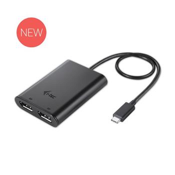 i-Tec USB-C 3.1 na Dual Display Port adaptr, 2x Display Port 4K 