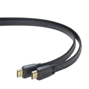 PremiumCord HDMI High Speed + Ethernet ploch kabel, zlacen konektory, 3m