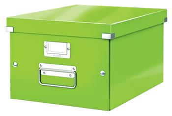 LEITZ Univerzln krabice Click&Store, velikost M (A4), zelen
