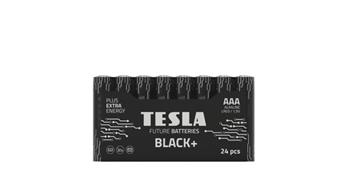 Tesla AAA BLACK+ alkalick, 24 ks flie