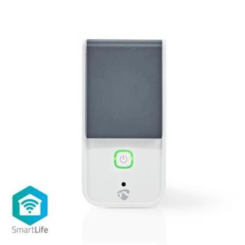 Nedis WIFIPO120EWT - SmartLife Chytr Zsuvka | Wi-Fi | IP44 | Mi spoteby | 3680 W | Francie / Typ E (CEE 7/6) | -30 - 40 C |