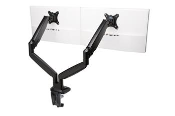 Kensington One-Touch Height Adjustable Dual Monitor Arm - Black