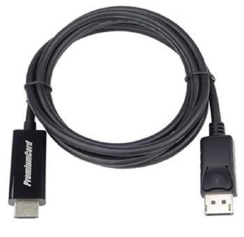 PremiumCord DisplayPort 1.2 na HDMI 2.0 kabel pro rozlien 4Kx2K@60Hz, 2m
