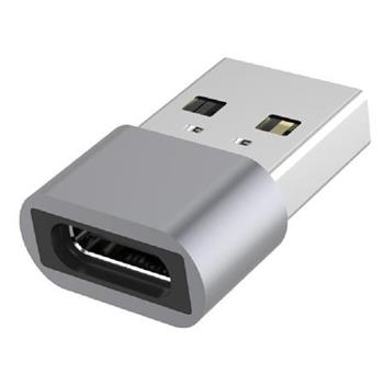 PremiumCord Aluminium USB C female - USB2.0 A Male adaptr