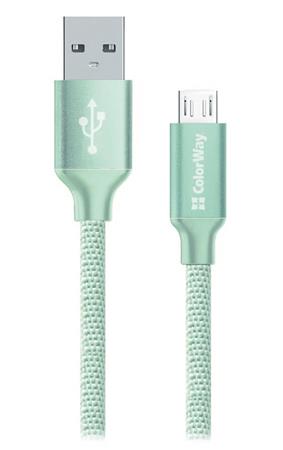 Colorway Datov Kabel Usb / Micro Usb/ 1m/ 2.1A/ Mint