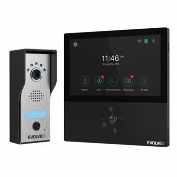 EVOLVEO DoorPhone AHD7, Sada domcho WiFi videotelefonu s ovldnm brny nebo dve ern monitor