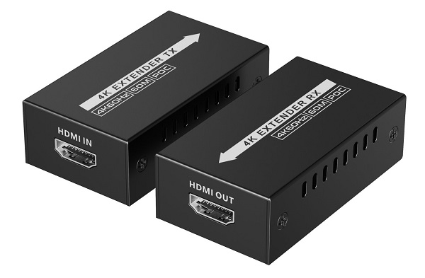 PremiumCord 4Kx2K@60Hz HDMI2.0 extender na 60m pes jeden kabel Cat6/6a/7