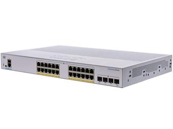 Cisco CBS250 Smart 24-port GE, Full PoE, 4x10G SFP+ - REFRESH