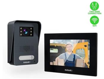 EVOLVEO DoorPhone AP1-2 drtov videotelefon s aplikac ern